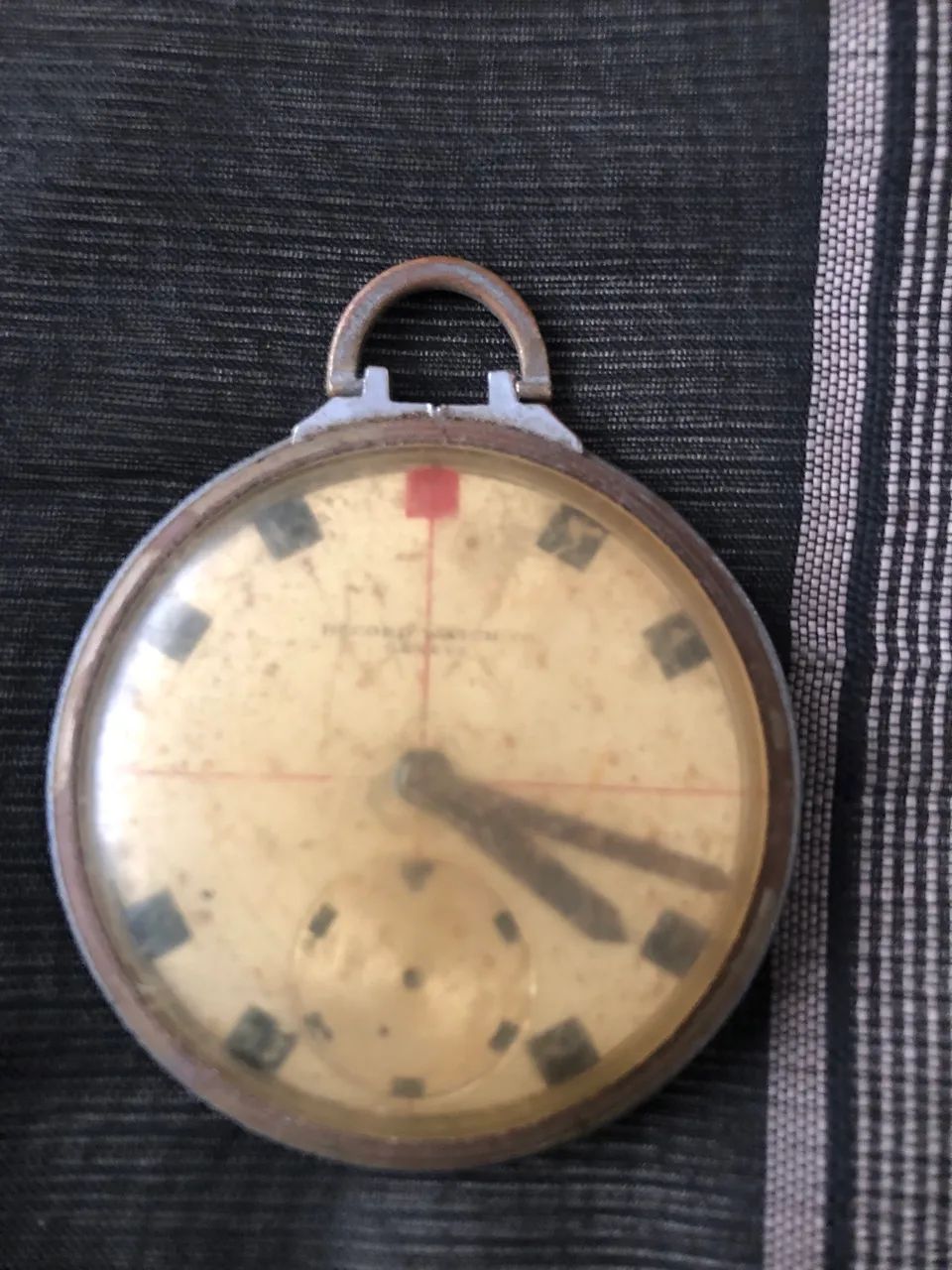 Antigo Relógio de Bolso Record Watch Geneve