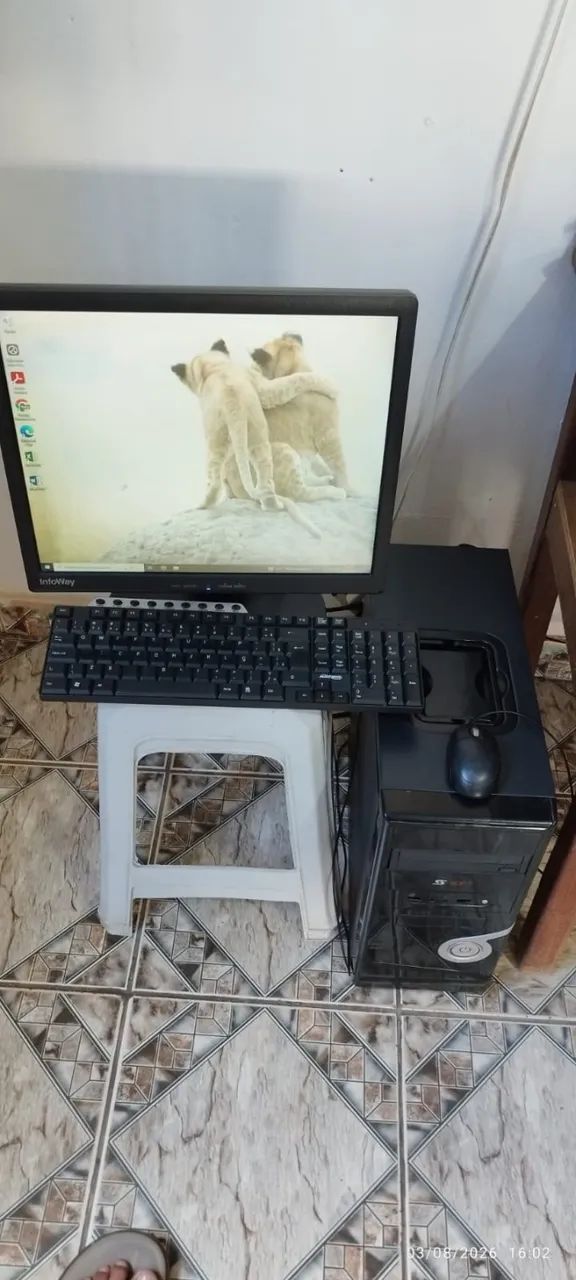 Computador, CPU, Tela, Mouse, Teclado