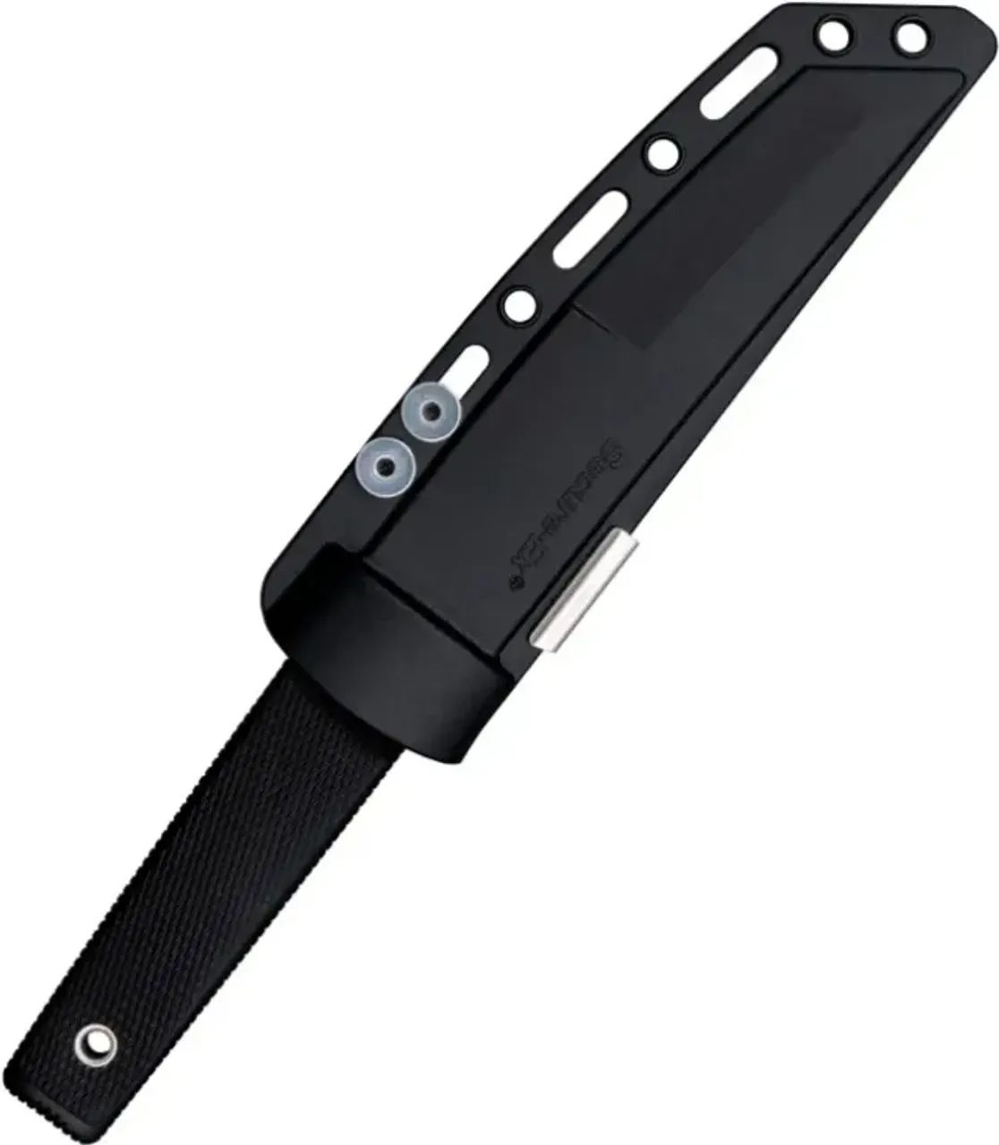 Faca tática de lâmina fixa Serrilhada Cold Steel Kobun - Foto 3