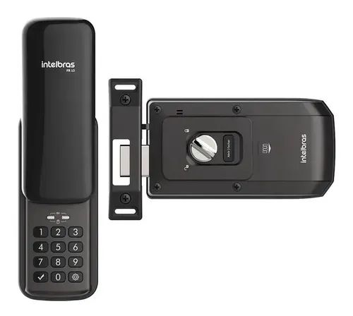 Fechadura digital Intelbras FR 10 preta - Nova | Pronta entrega ? Mais segurança, pratici - Foto 4