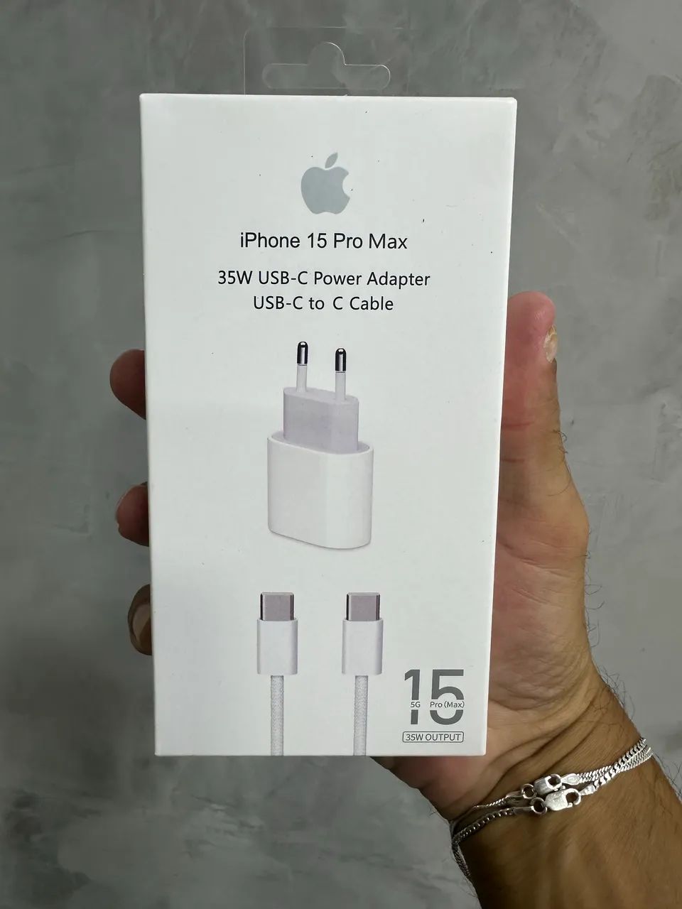 Carregador 35W Tipo C para Tipo C Compatível com iPhone 15, 16 e 17 Pro Max - Foto 2