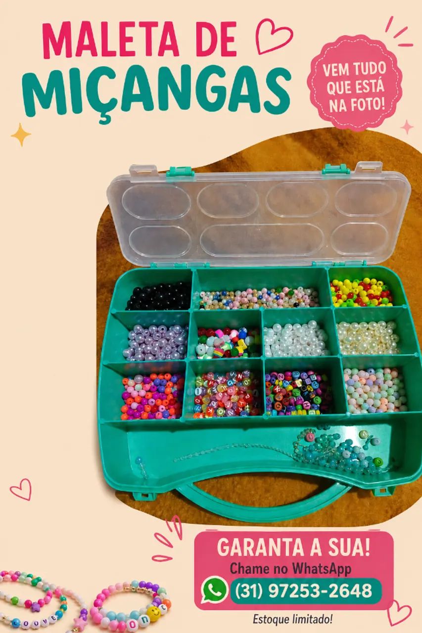 maleta de miçangas  - Foto 2