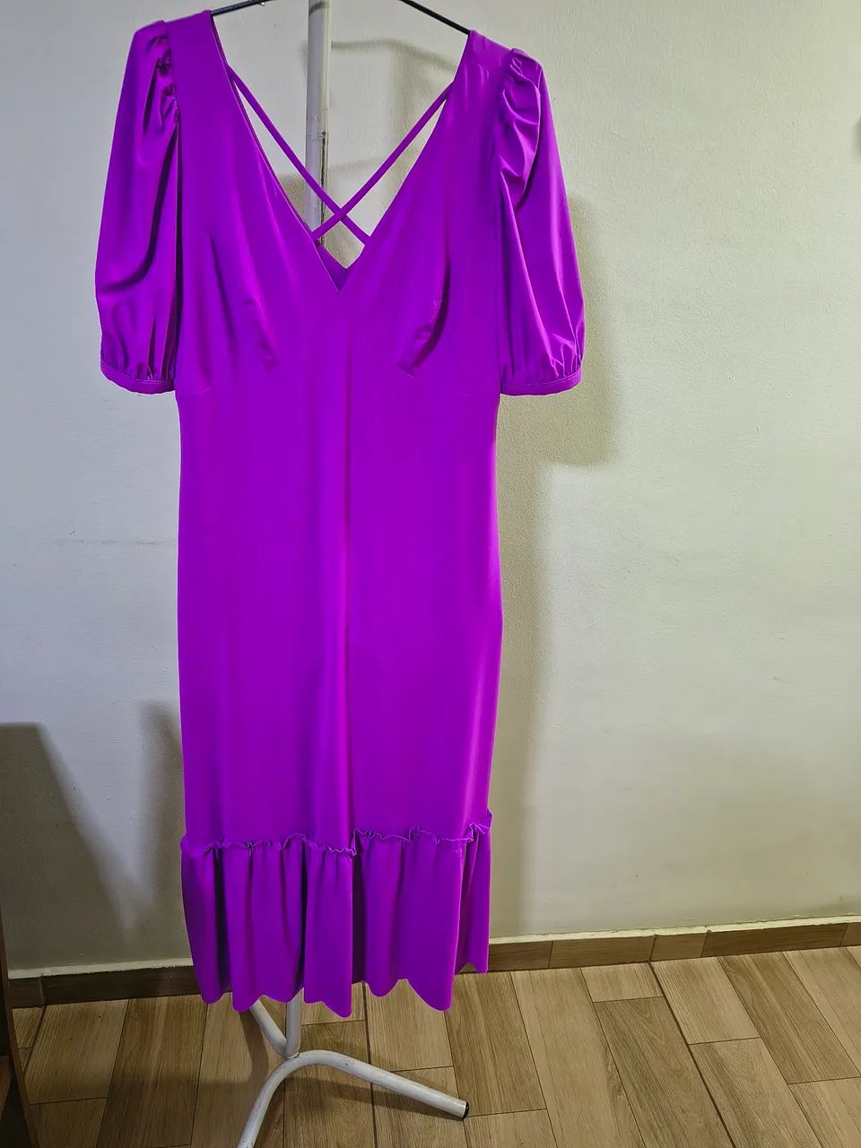Vestido Bella Pelle Original Cor Lavanda  - Foto 5