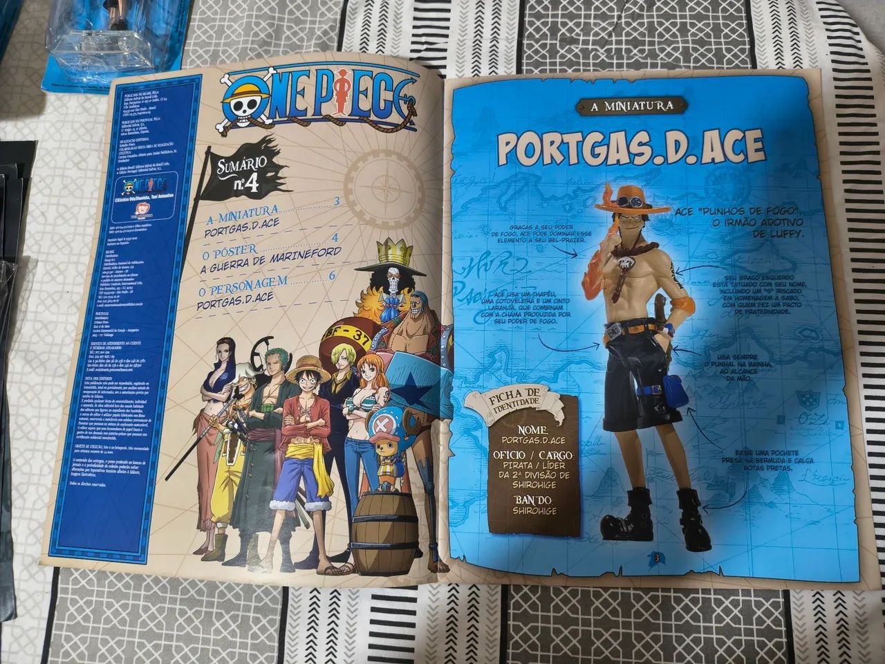 One piece Action figure - Portgas.D.ace salvat ed4 poster - Foto 2