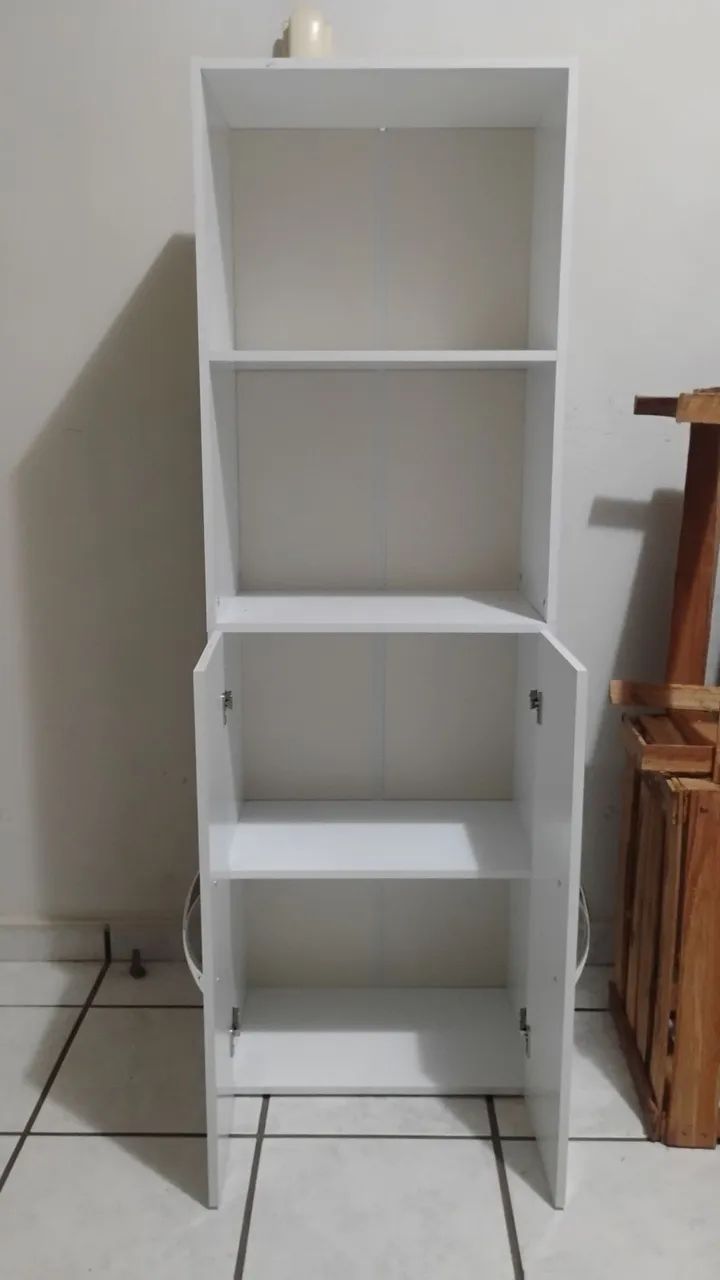 Armário branco multiuso - Foto 3