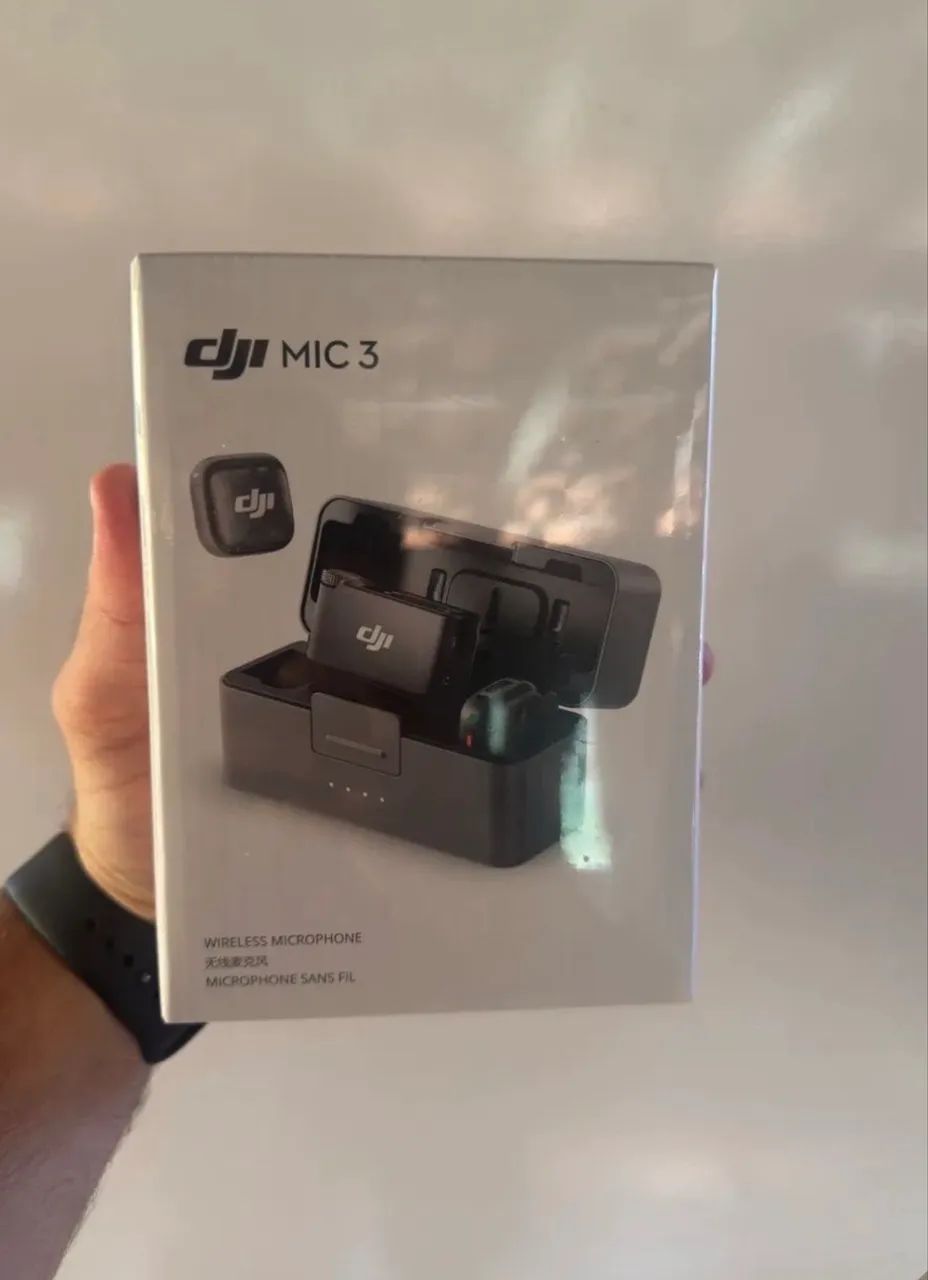Microfone Mic Mini 3 Novo Lacrado Garantia Loja Física 