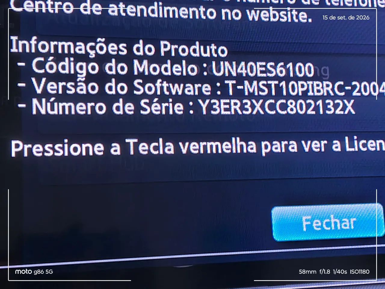 Tv da samsung led de 40 polegadas Full hd  modelo un4es6100 - Foto 5