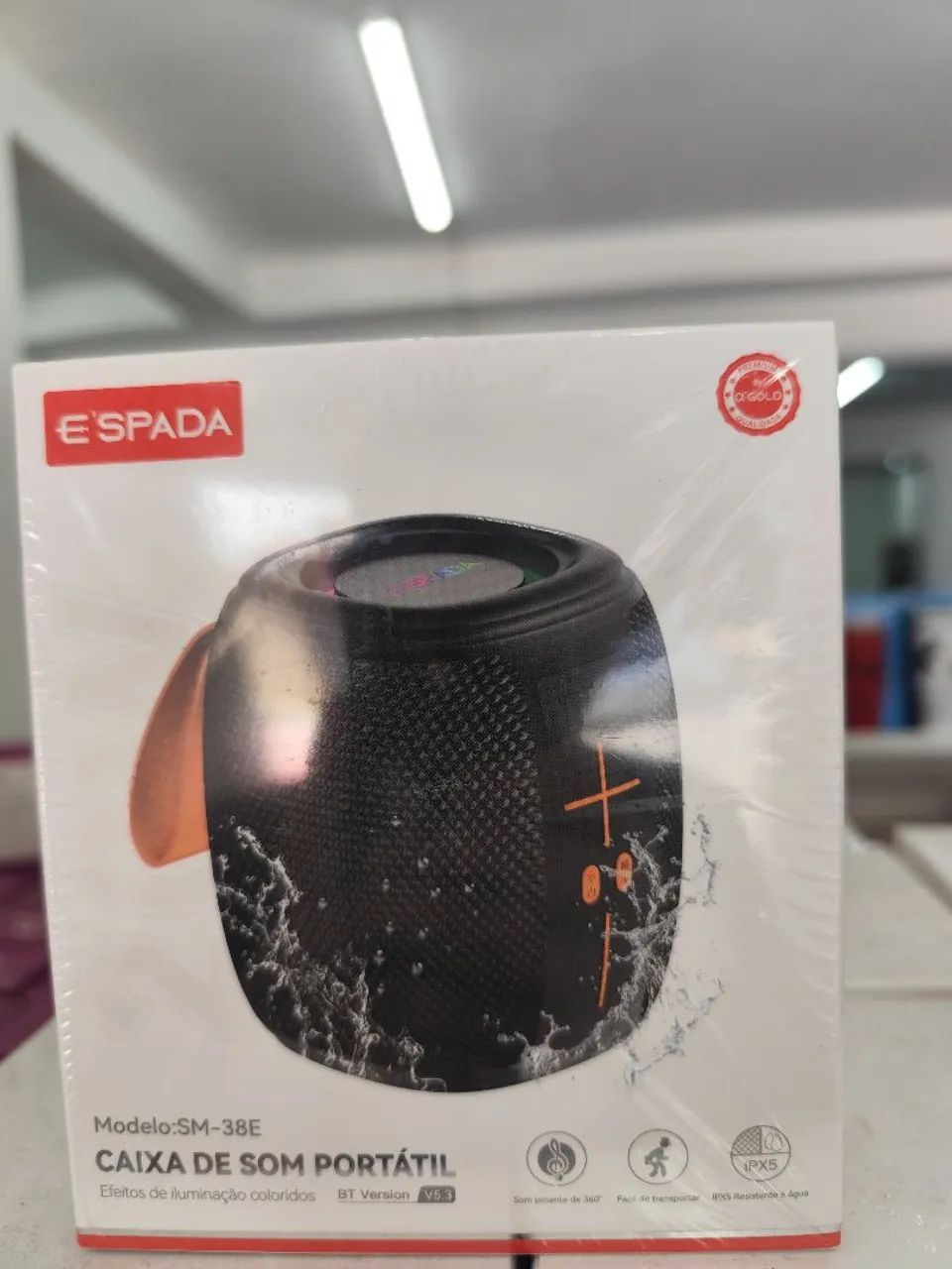 CAIXA DE SOM RESISTENTE A ÁGUA 