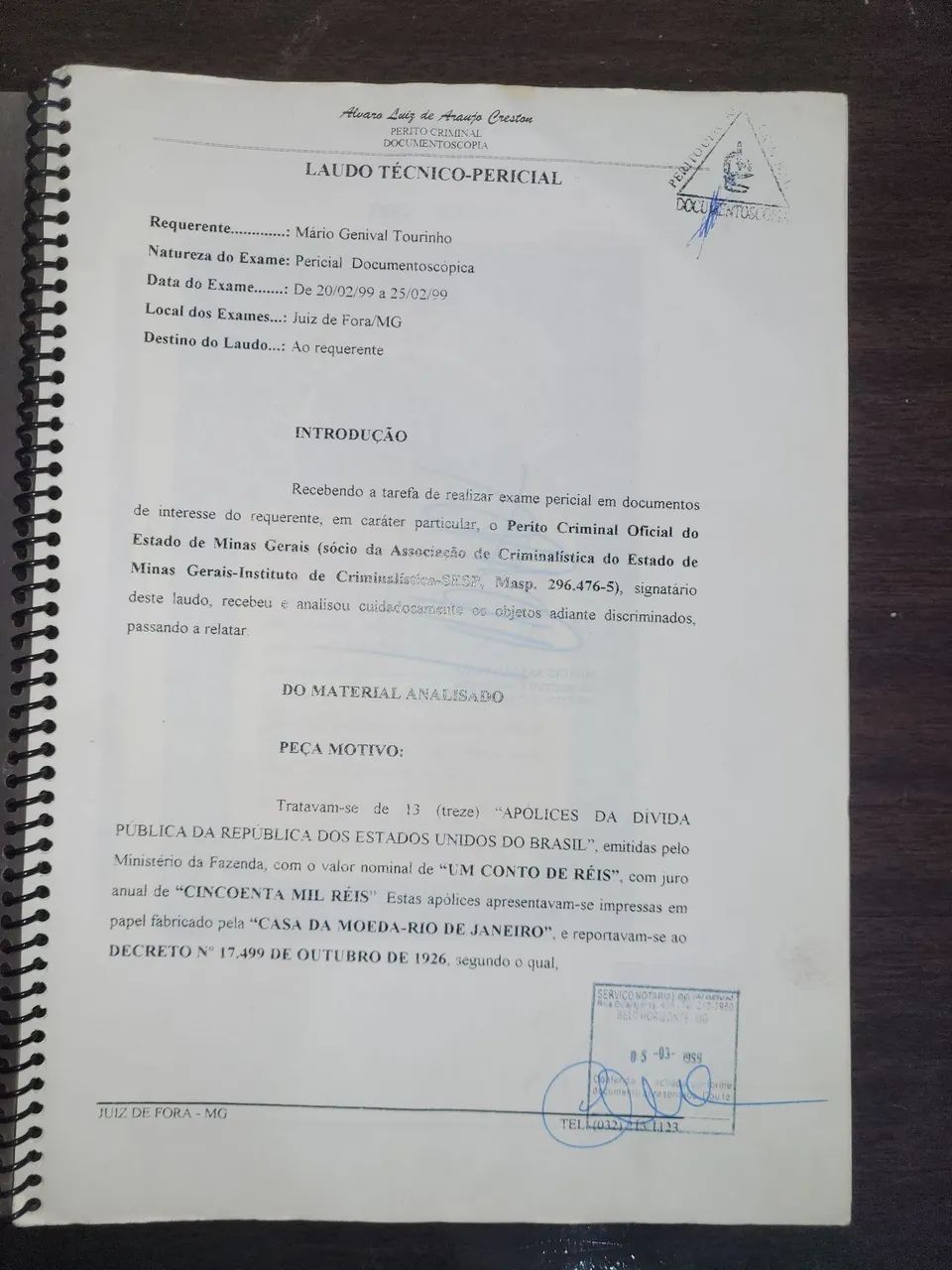 Apolice da divida publica  - Foto 3