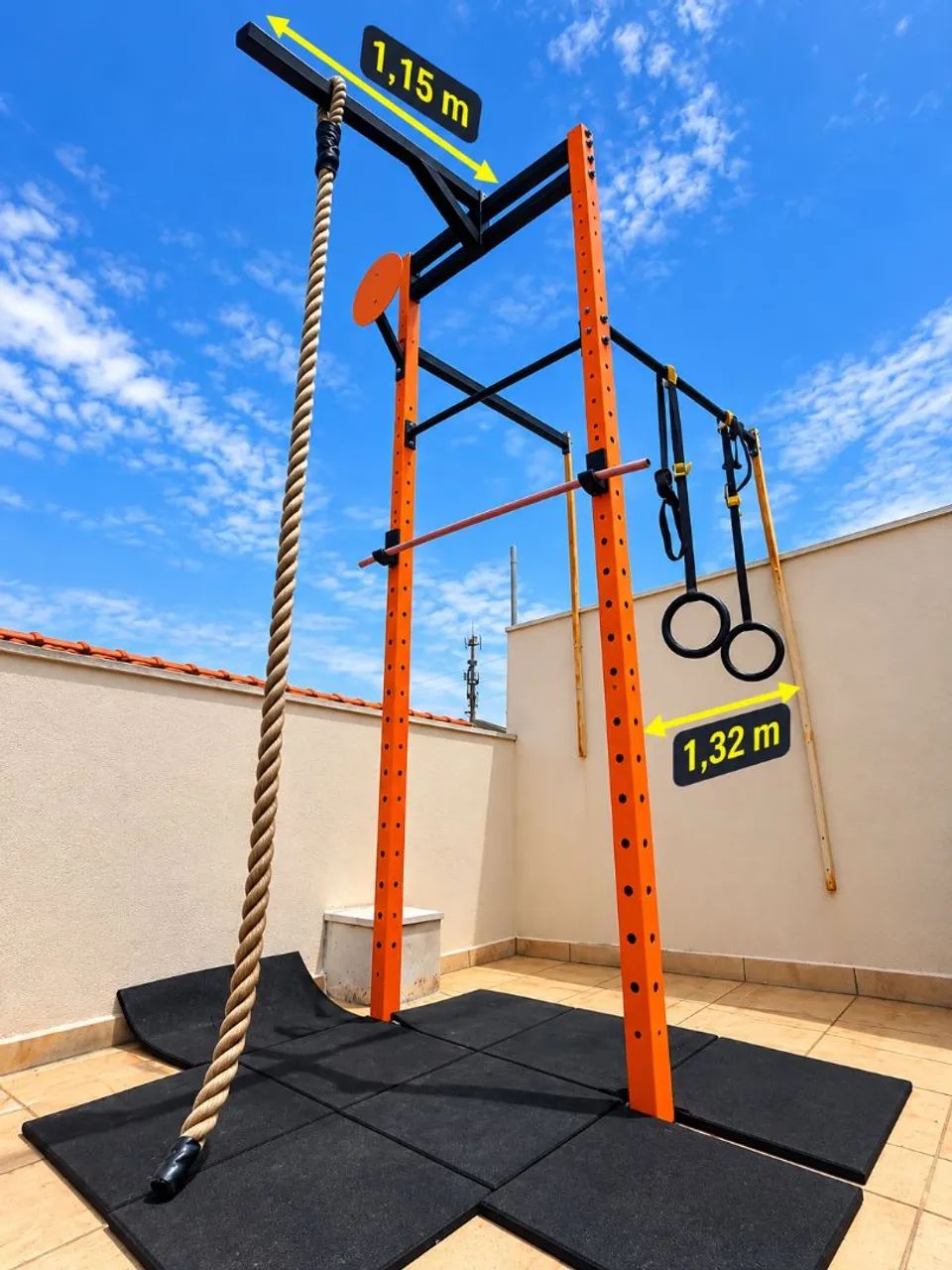 Rig Hack CrossFit Completo + TRX + Corda + Wall Ball Target - Foto 2