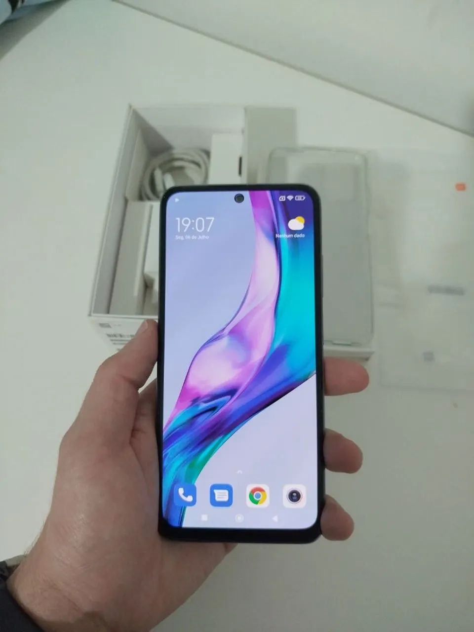 Celular Xiaomi Redmi Note 10 128GB Branco - Excelente estado