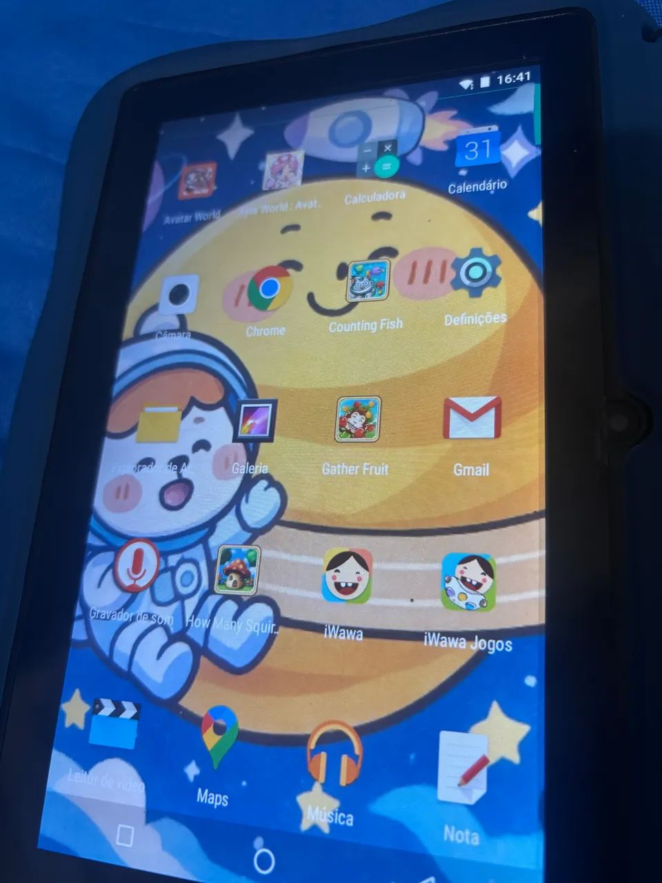  Tablet Infantil Android - Menos de 1 mês de uso - Foto 3