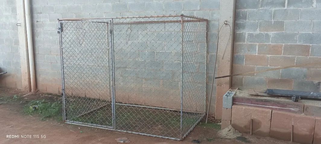 Canil para cães porte grande 2.00x1.40x1.80