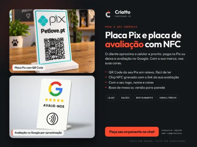 Impressão 3D sob encomenda | Criatto - Foto 3