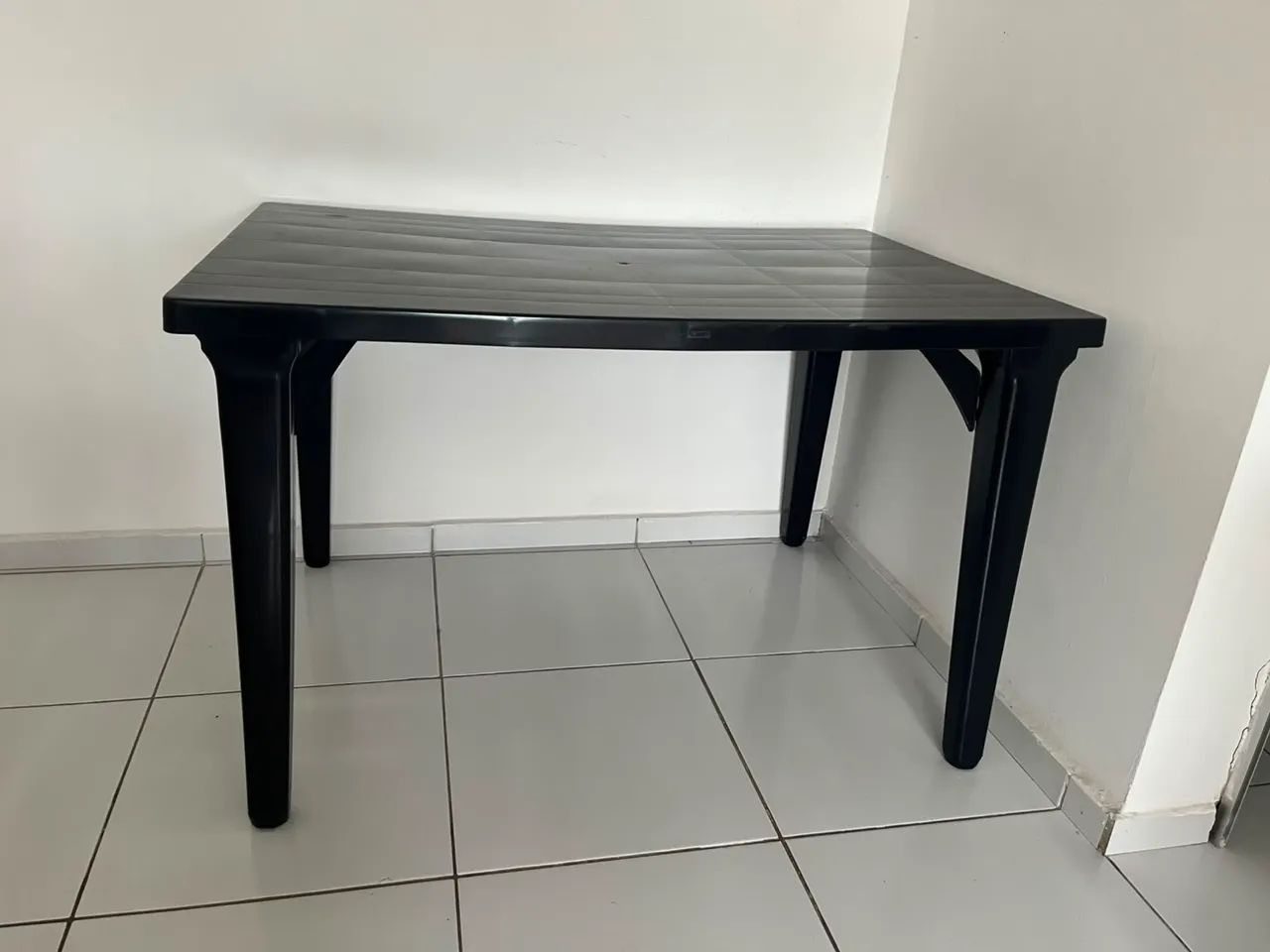 Mesa de Plástico Preta - Foto 2