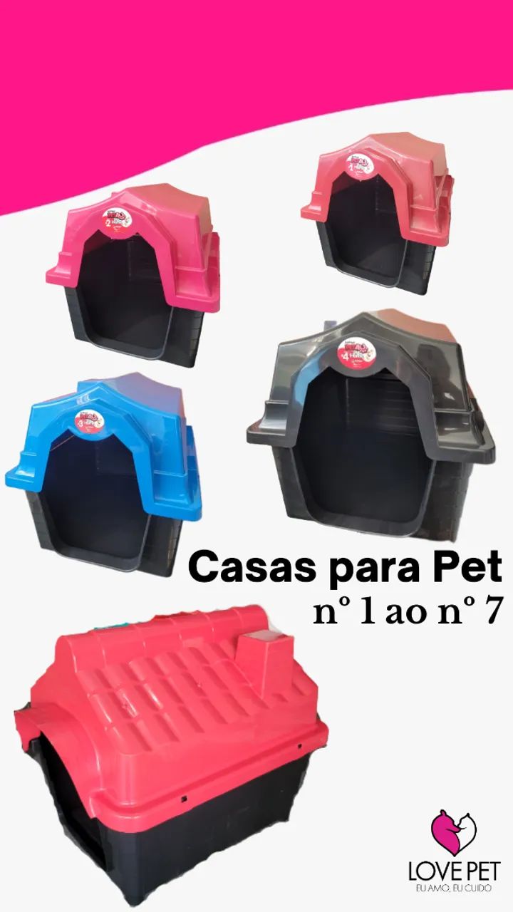 casinhas pra cachorro a partir de 29,90 