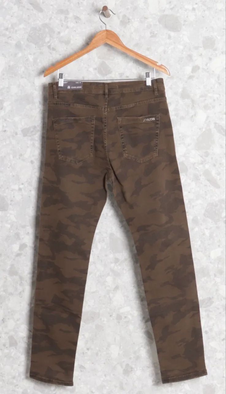Calça John John Original Camuflada Fem 44 - Foto 2