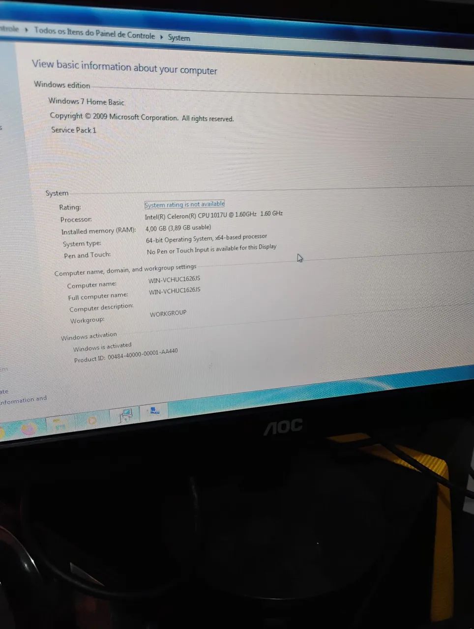Vendo Computador completo com mouse e teclado  - Foto 4