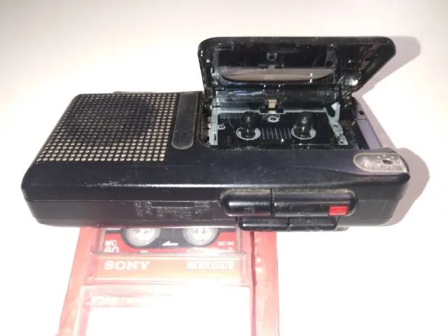 mini gravador cassete portátil