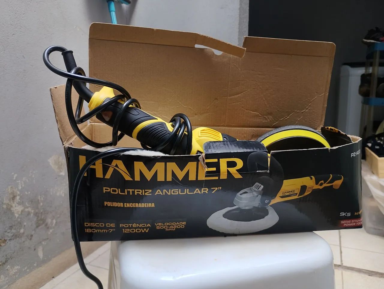 Vende-se Politriz Angular 7 polegadas 1200W.