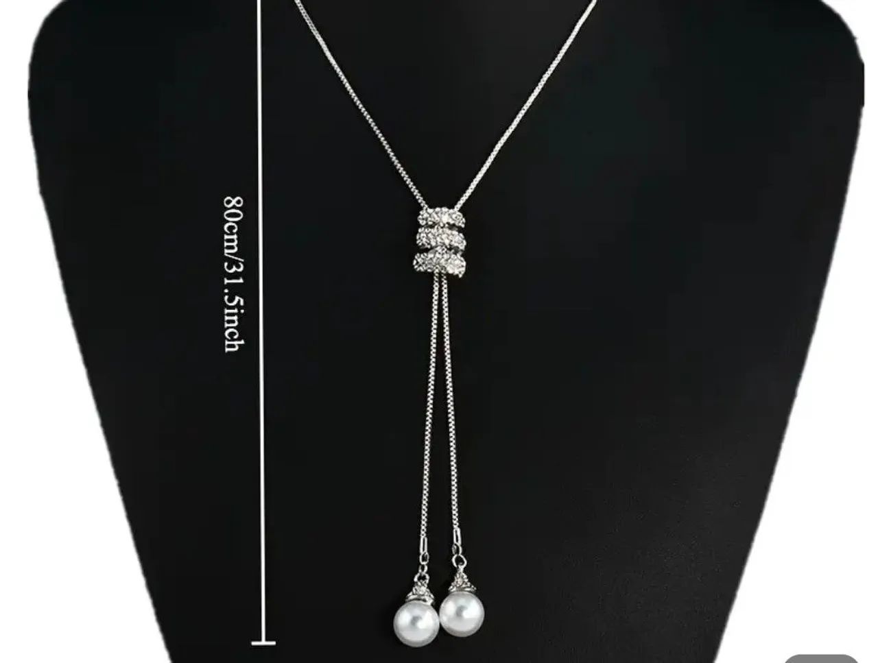 Colar de pérolas de tassel - Foto 3