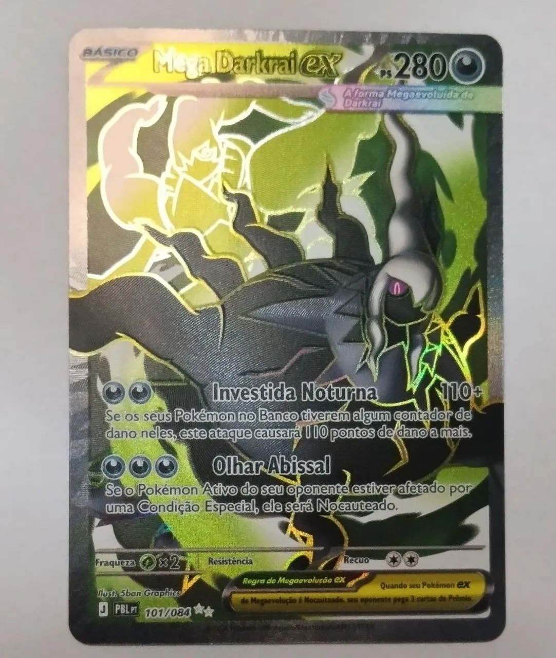 Cartão Mega Darkrai ex - Foto 2