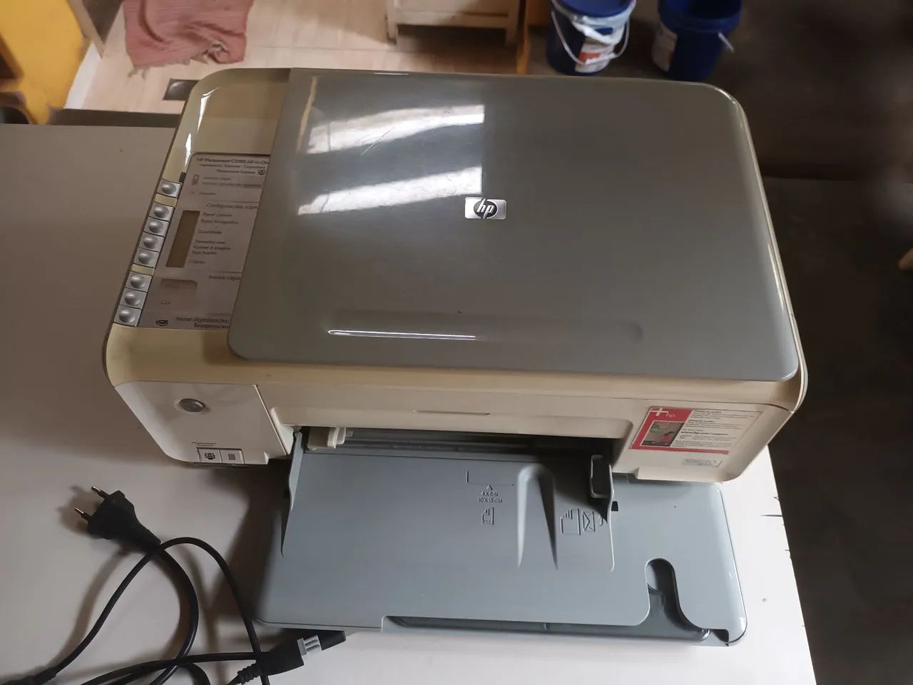 Impressora HP 3380 cinza scanner, imprime etc - Foto 4