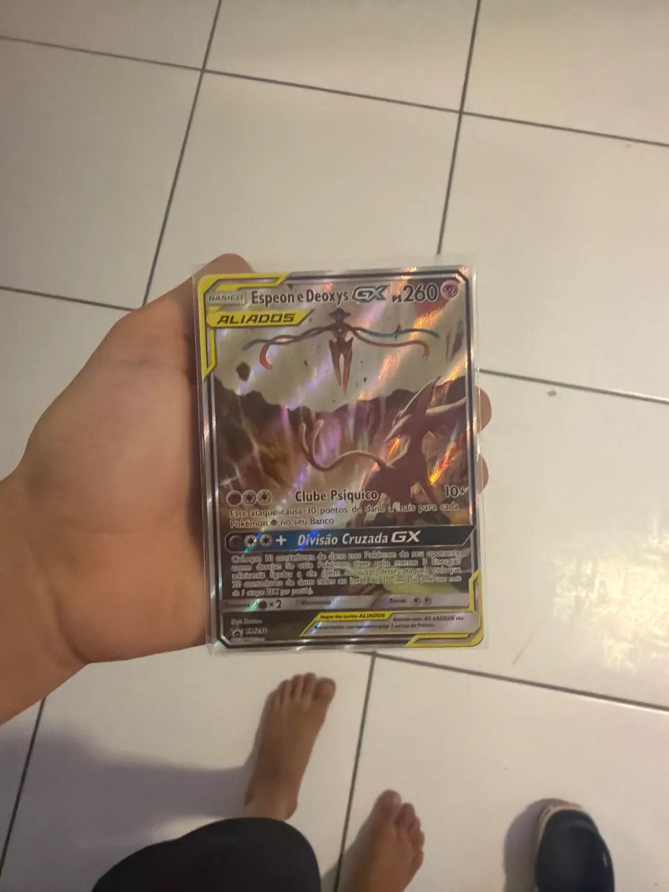 Card Pokemon do espeon é deoxys SM240 - Foto 2