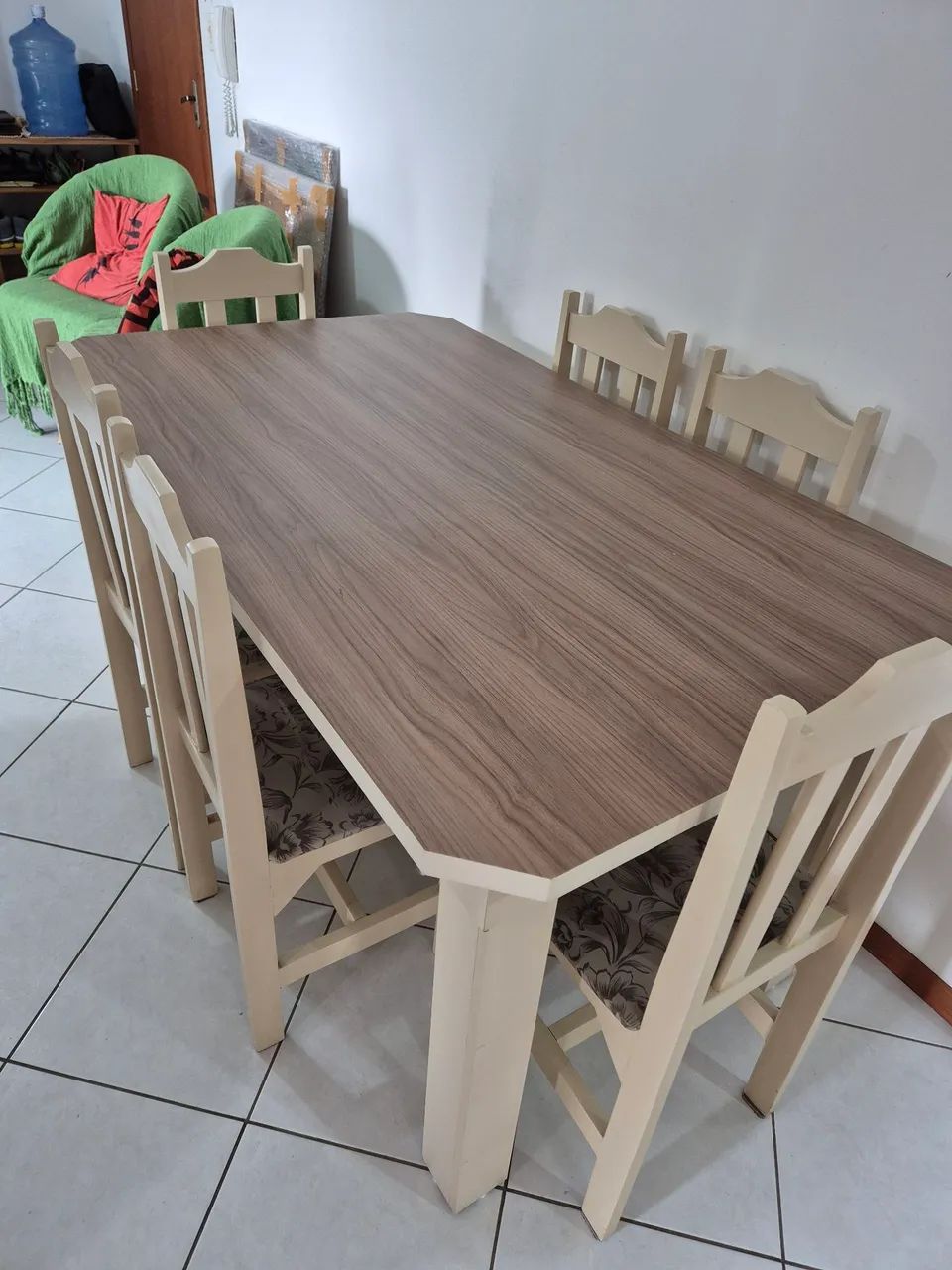 MESA JANTAR COM 6 CADEIRAS (USADO) - Foto 4