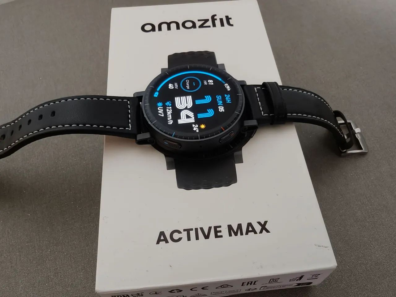 Amazfit Active Max novo com duas pulseiras 