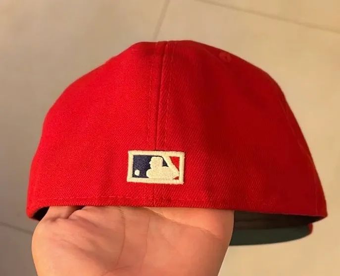 boné new era 59fifty vermelho original  - Foto 2