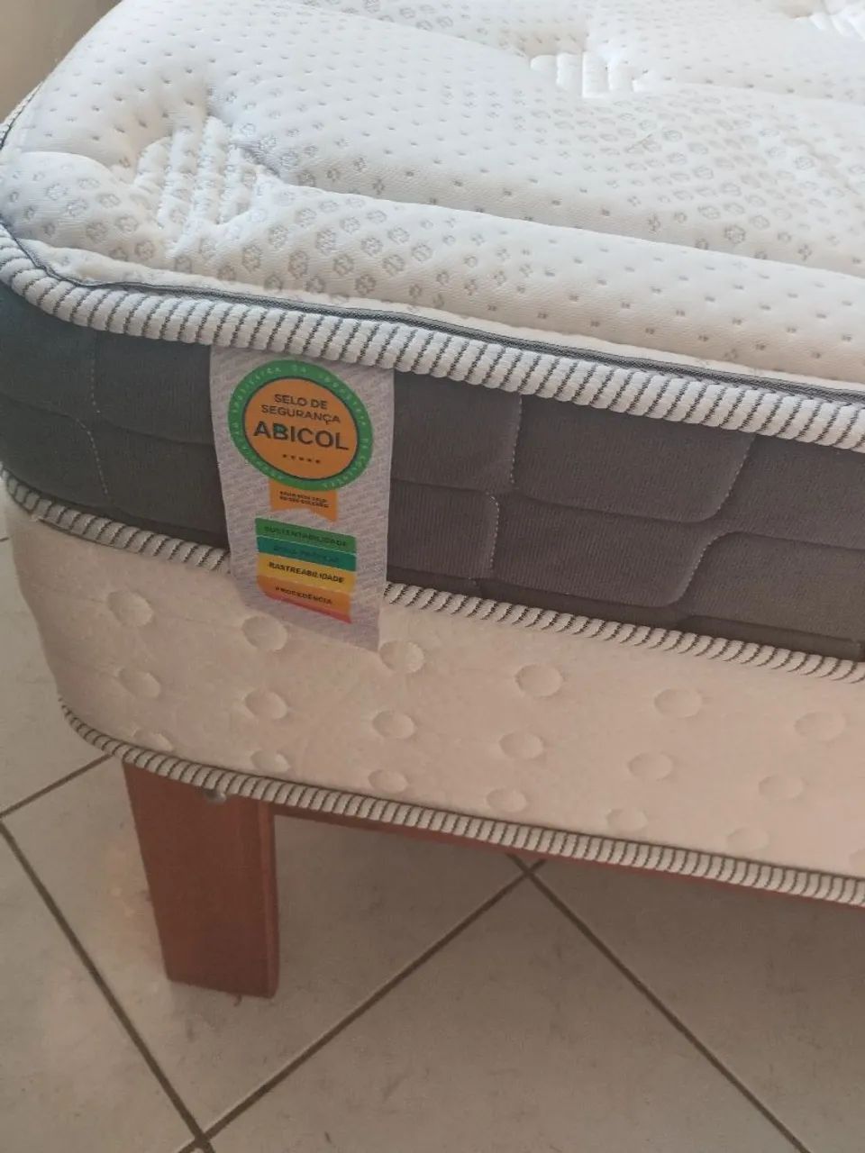 Colchão king + base cama - Foto 2