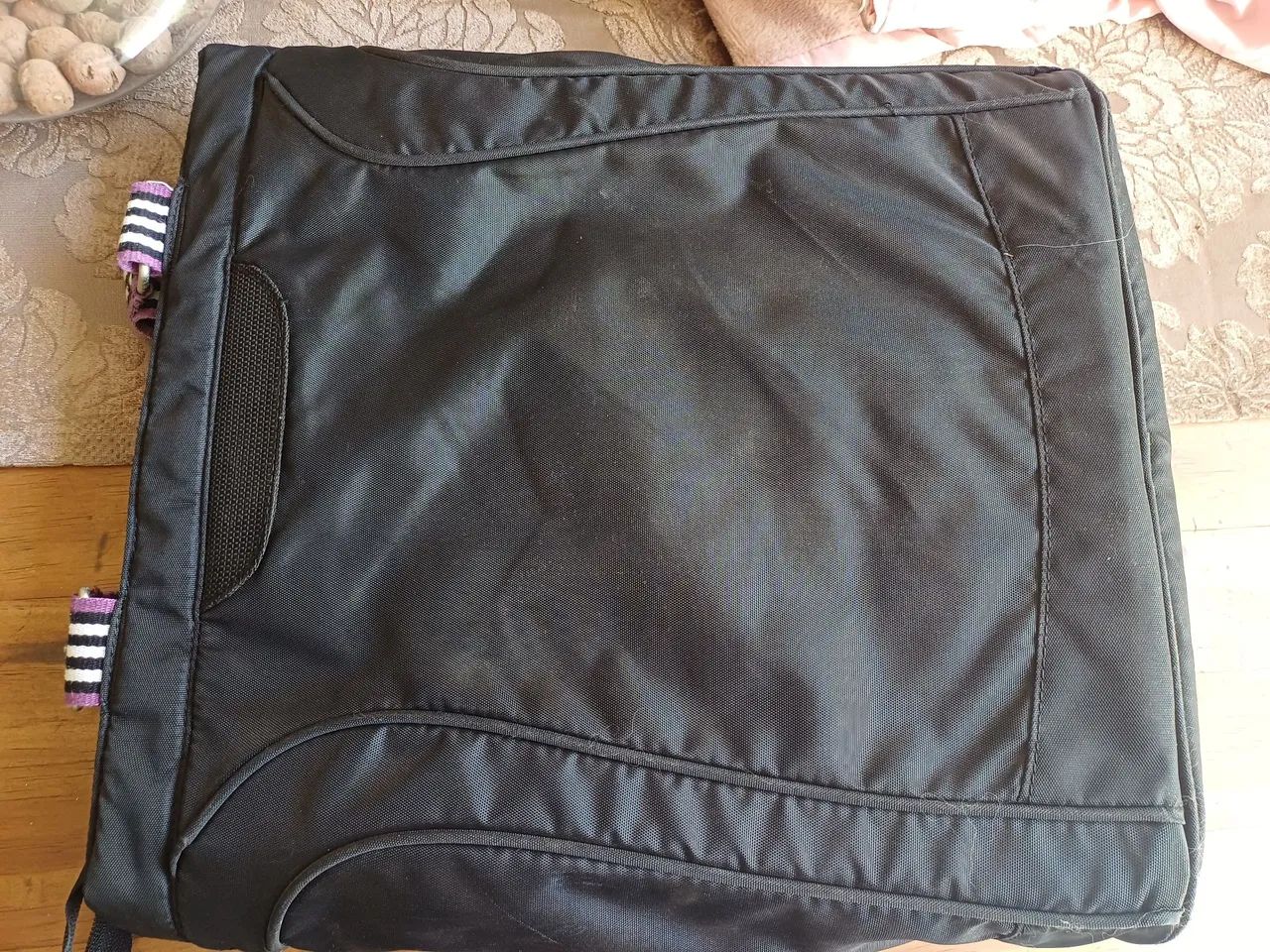 Bolsa De Ombro Preta Stöd Generation Com Compartimento Para Notebook - Foto 4