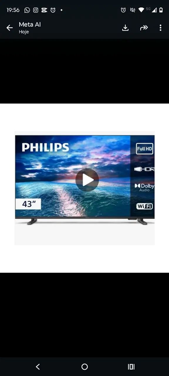 Tv de 43 polegadas com Android Philips