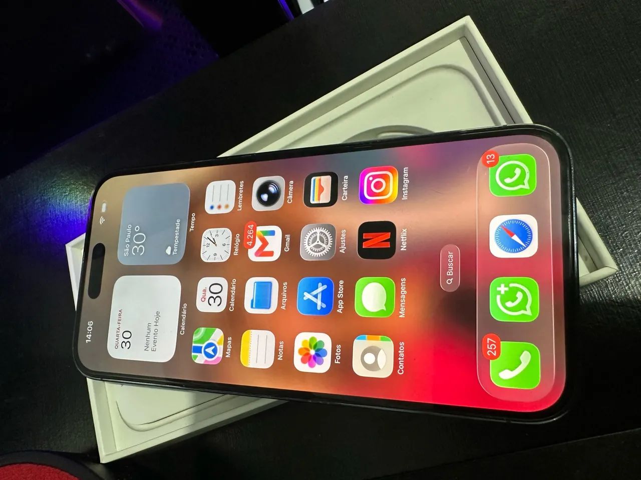 iPhone 14 Pro Max Roxo 128gb - Foto 2