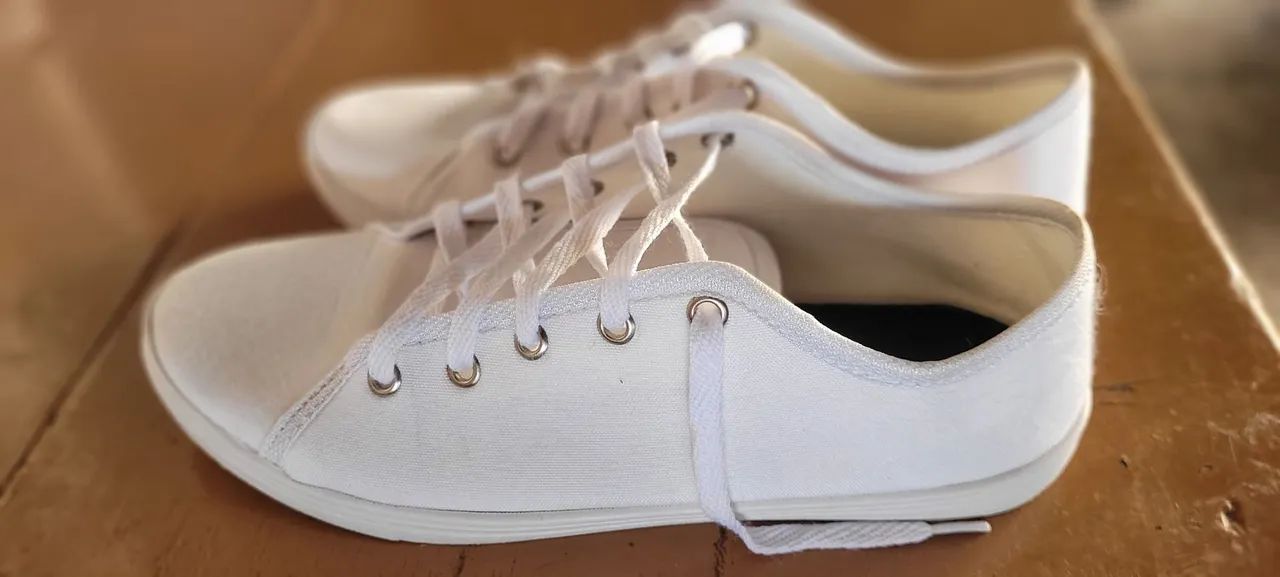 Sapato branco número 39/usado em bom estado - Foto 3