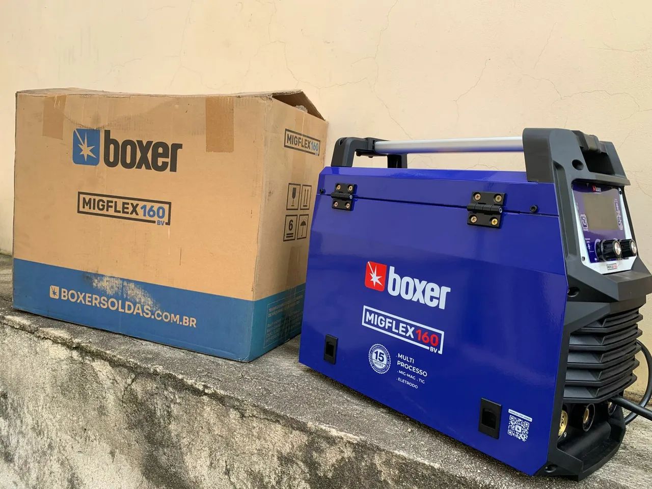 Máquina de solda Boxer 160 BV Flex multiprocessos - Foto 3