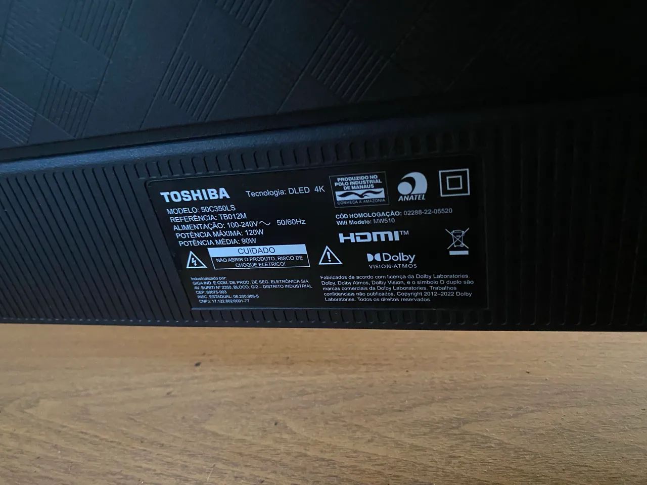 TV smart toshiba 50 polegadas - Foto 4