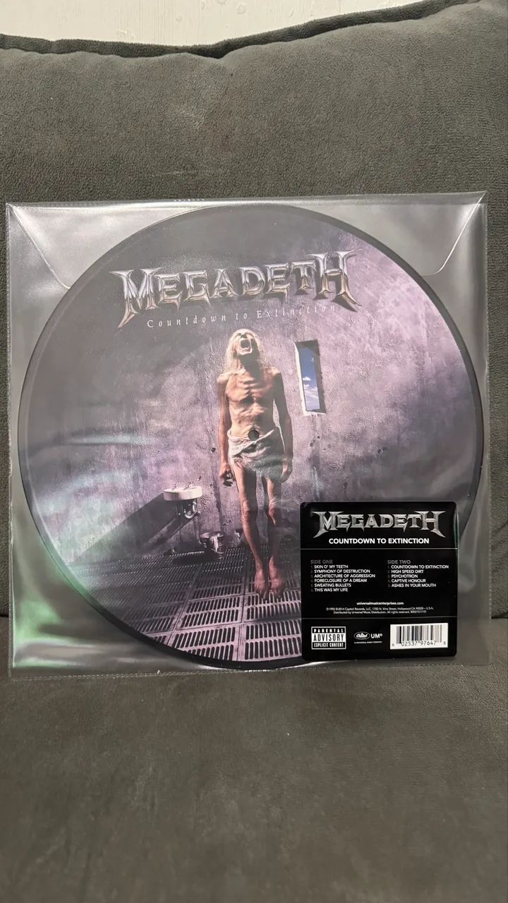 LP Vinil Megadeth - Countdown To Extinction Picture Disc