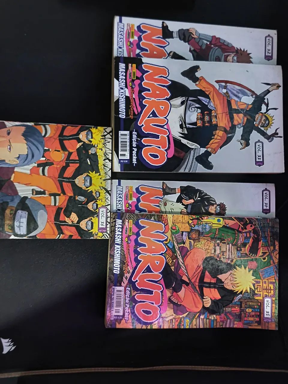 VOLUMES DE NARUTO 32 ATE 36 - EDIÇÃO POCKET - Livros e revistas