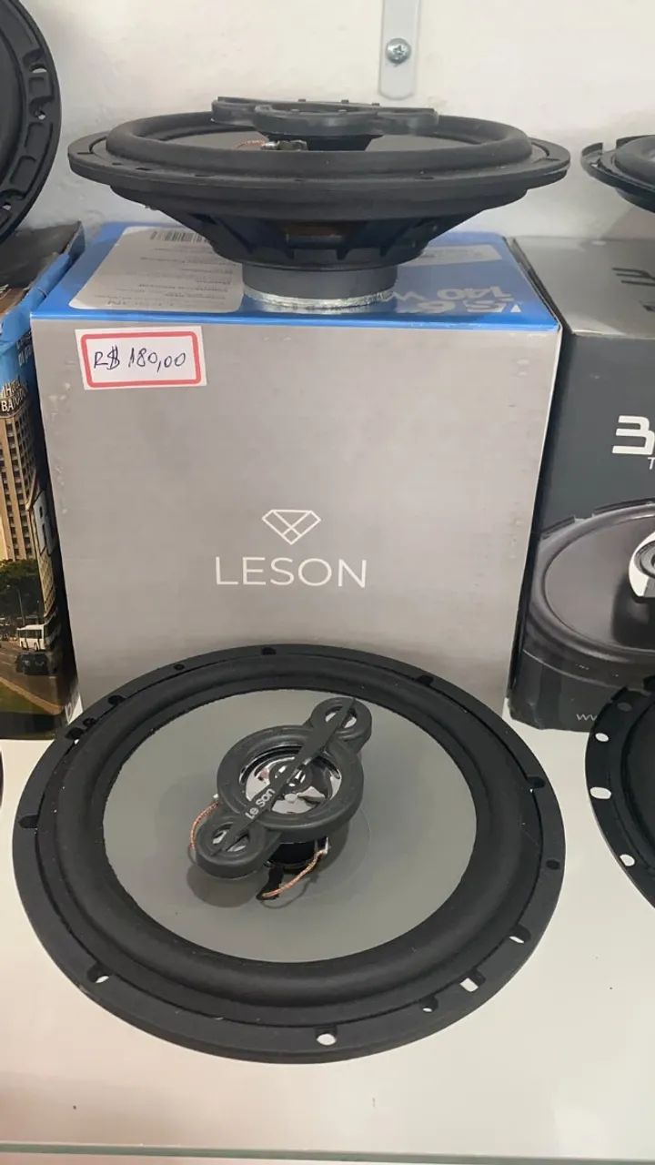Par de alto falantes Leson 6 polegadas