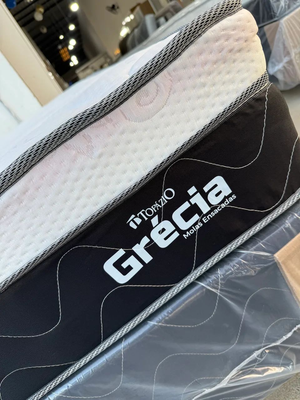 Cama box Solteiro molas ensacadas base + colchao separado em Promoção! - Foto 2