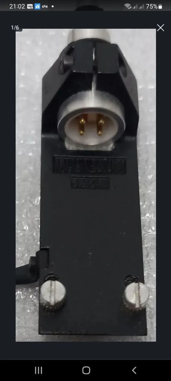 HEADSHELL  DE MAGNESIUM  MADE IN JAPAN 