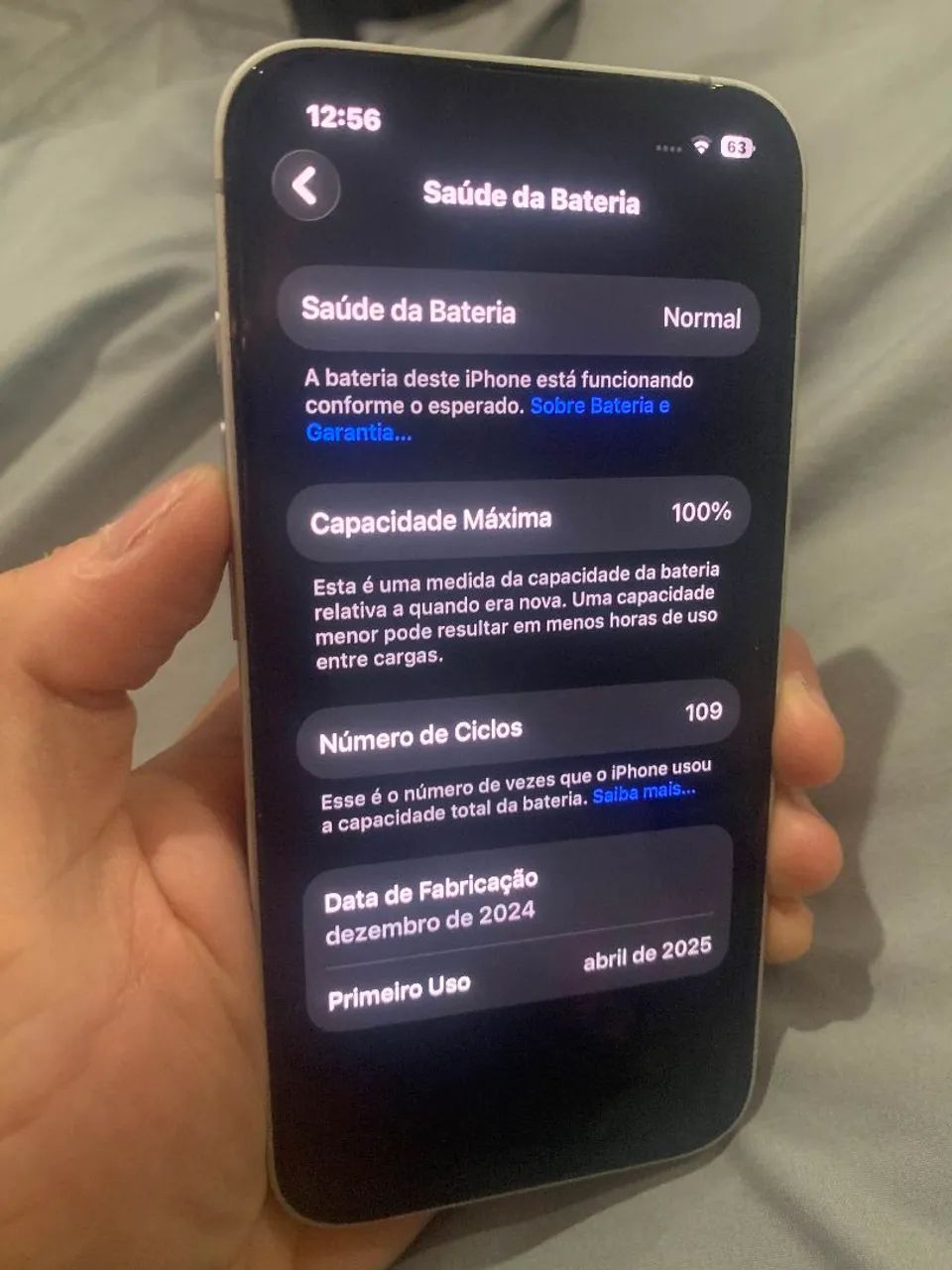 Vendo iPhone 16e com nota fiscal