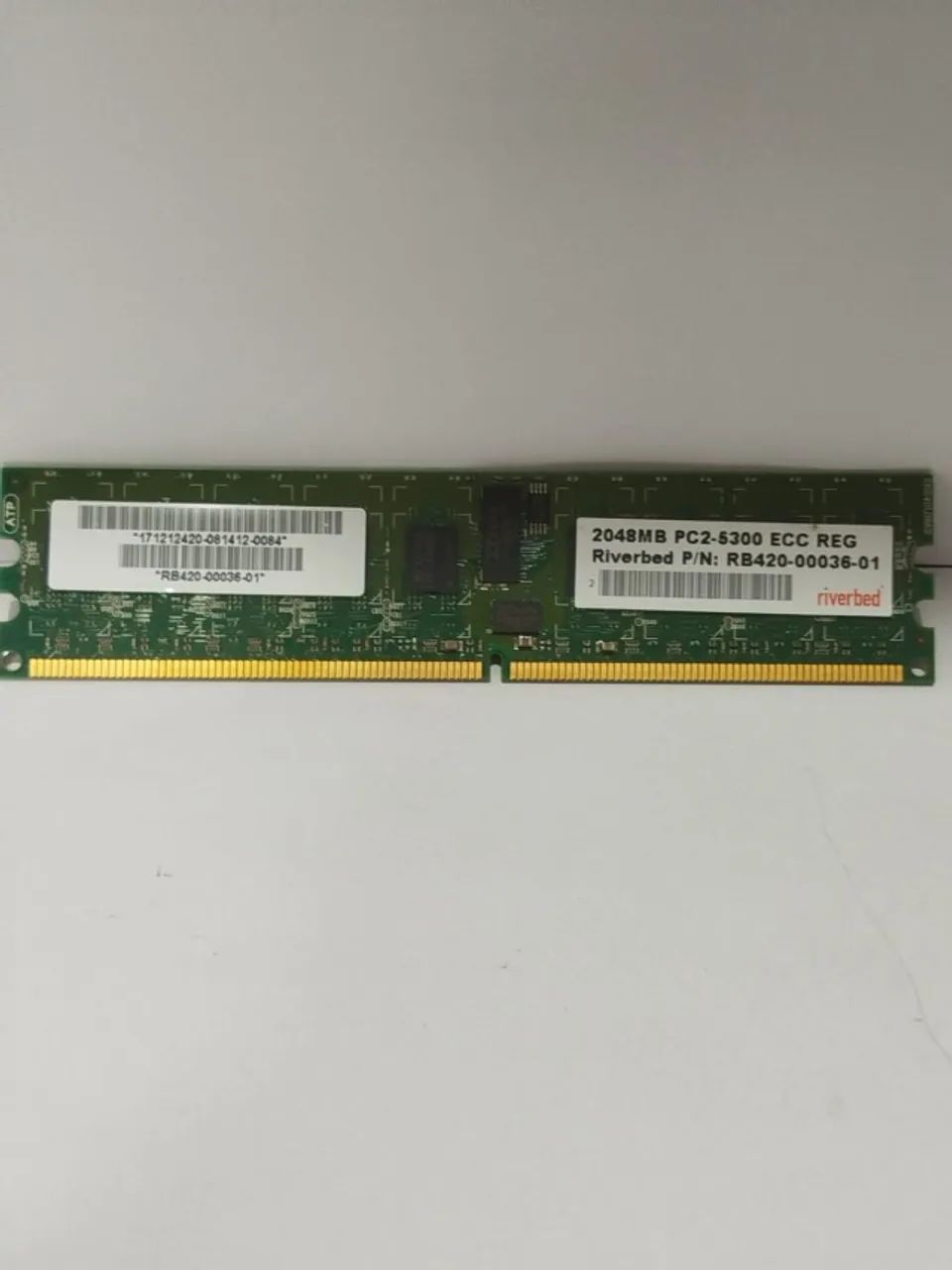 LOTE COM 33 UNIDADES MEMORIA  RAM  RIVERBED SEVIDOR 2GB ECC  PC2-5300