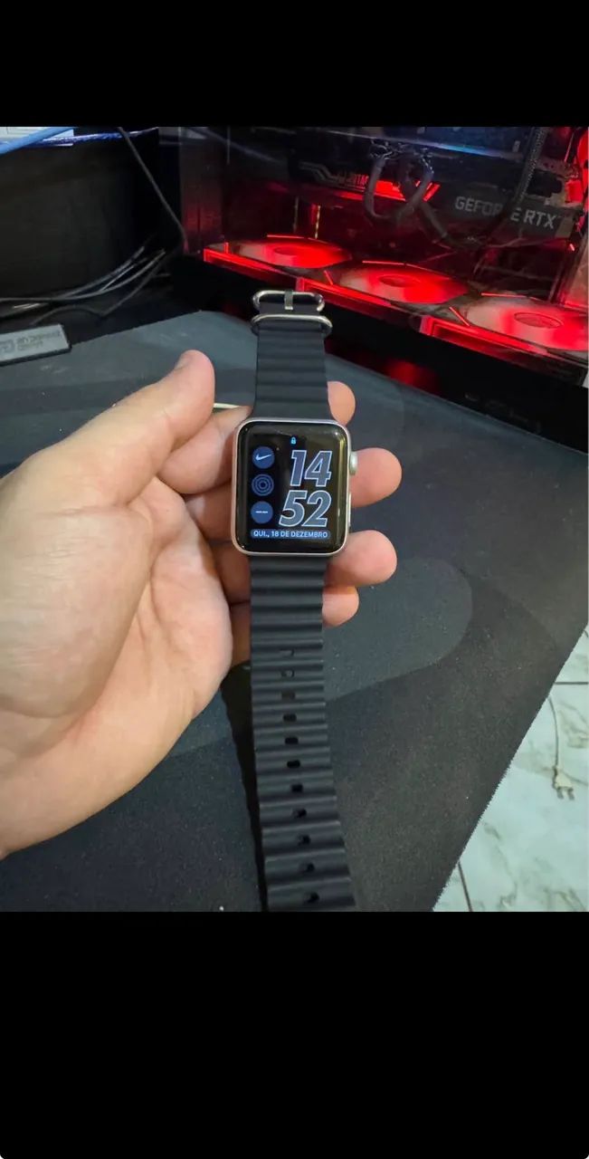 Apple Watch série 3 42mm, muito novo! 