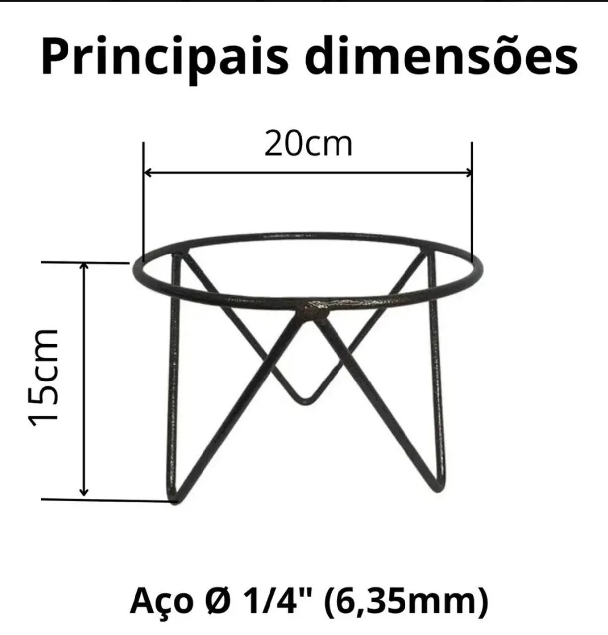 Suporte Tripé De Ferro 2 modelos