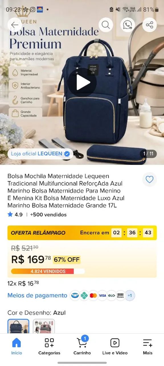 Bolsa maternidade - Foto 5