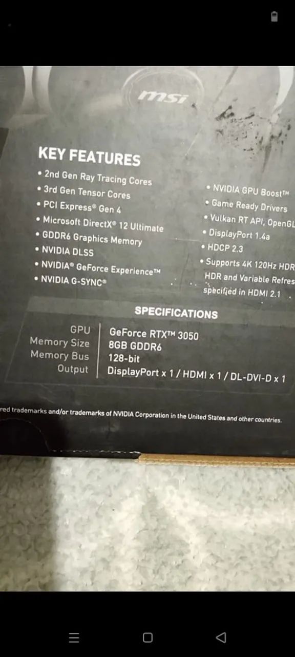 rtx 3050 8gb  - Foto 2