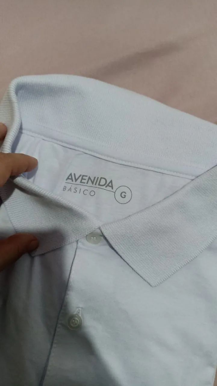 Kit 2 Camisas Polos Masculina  - Foto 5
